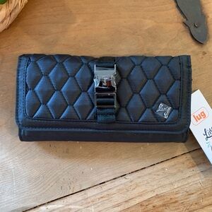 lug throttle rfid wallet-black NWT
